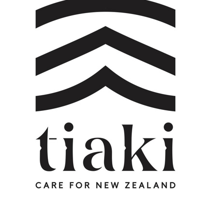 Tiaki Care for New Zealand logo.